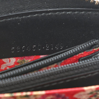 Gucci Calfskin Web Trapuntata GG Zip Around Wallet Black 7 of 9