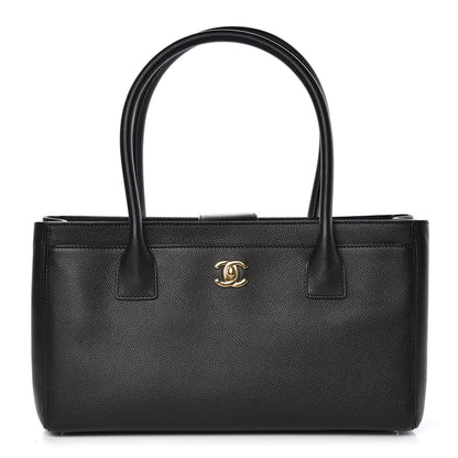 Chanel Calfskin Small Cerf Shopper Tote Black 1 of 11