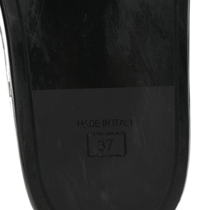Fendi Raffia Rubber FF Woven Reflections Crisscross Slide Sandals 37 Black 7 of 8