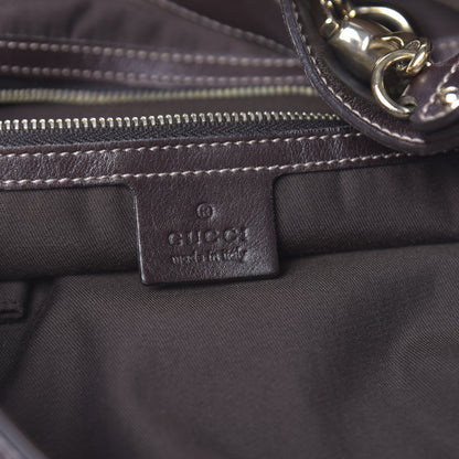 Gucci Monogram Large Wave Hobo Dark Brown 6 of 15