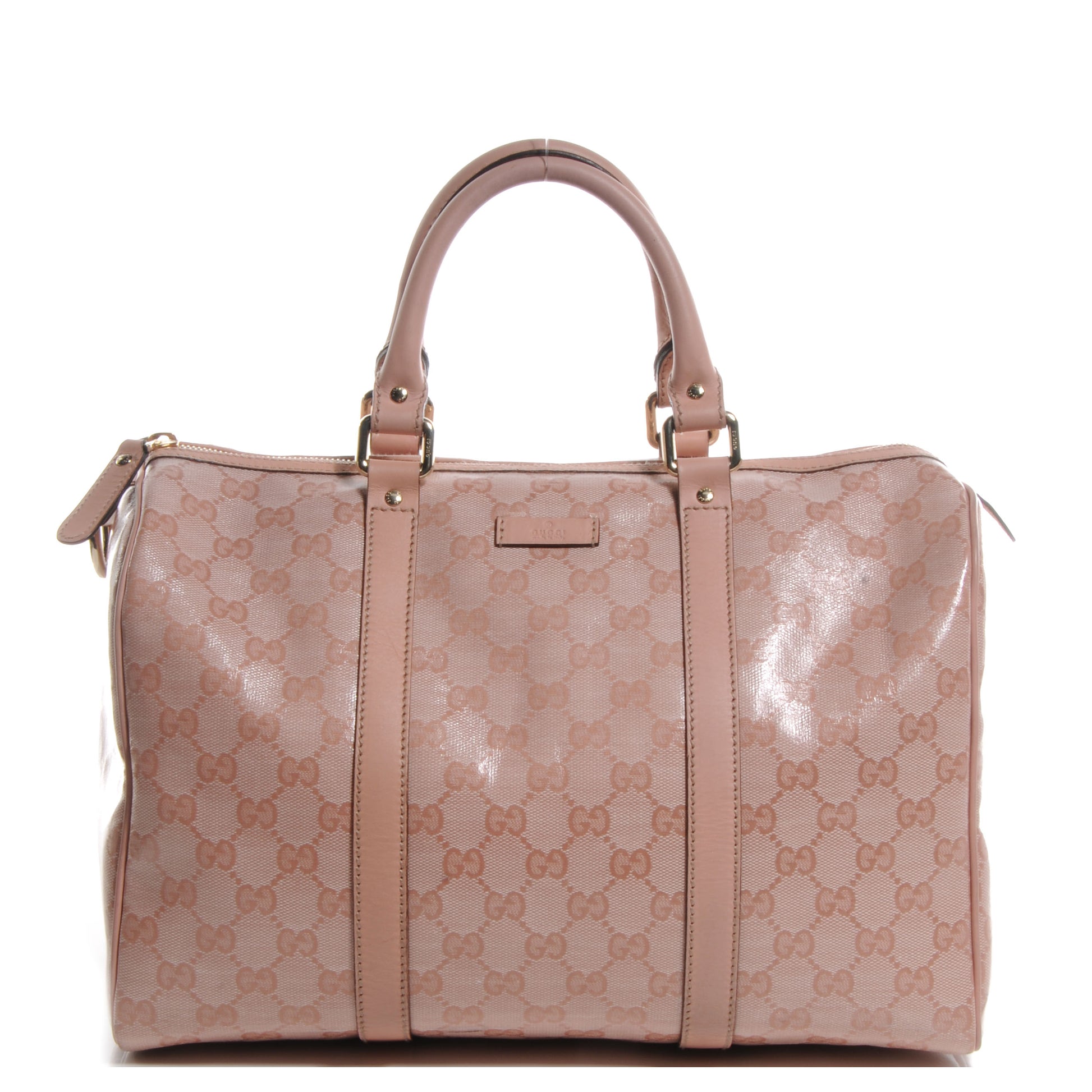 Gucci Crystal Monogram Joy Medium Boston Pink 1 of 9