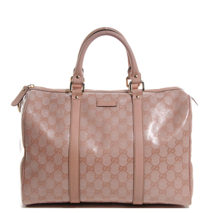 Gucci Crystal Monogram Joy Medium Boston Pink 1 of 9