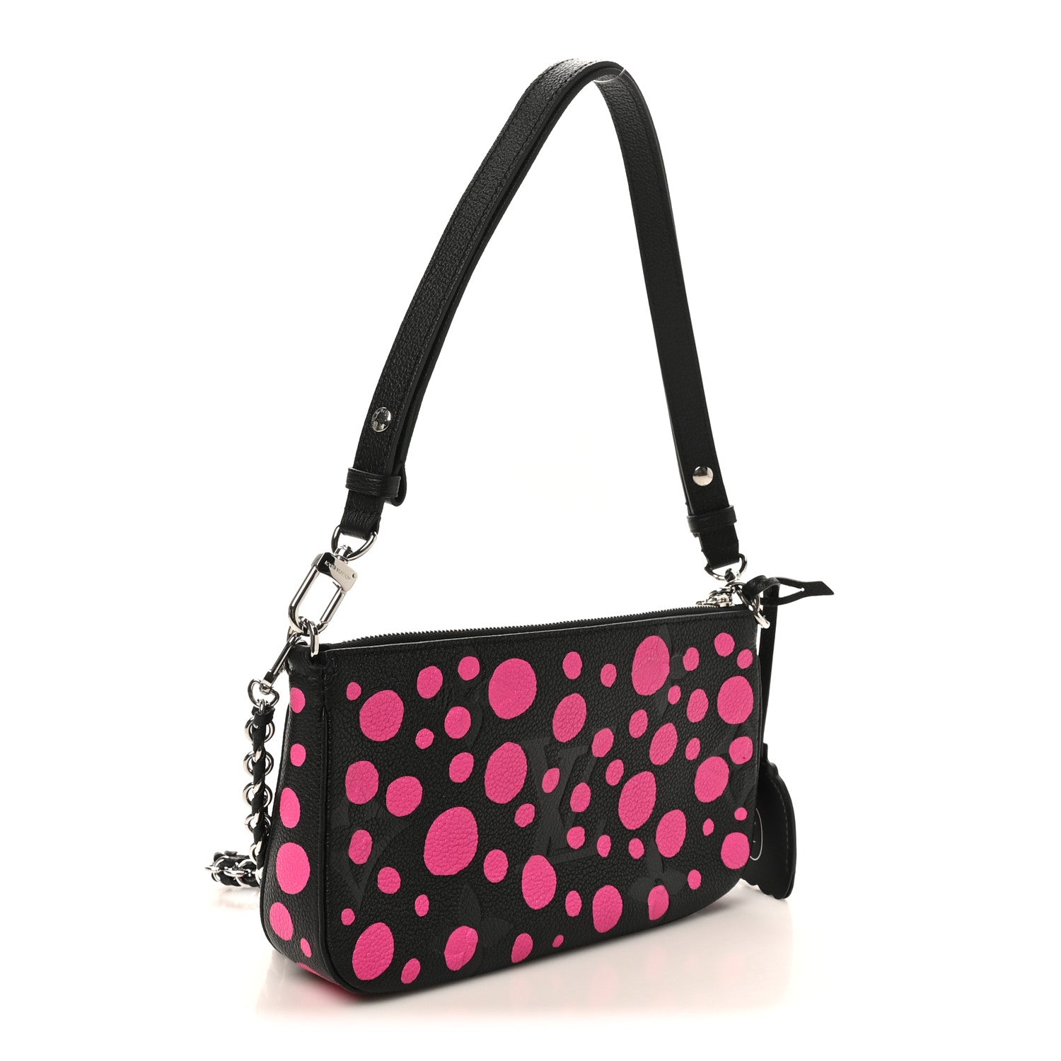 Louis Vuitton LV X YK Empreinte Multi Pochette Accessories Black Fuchsia 3 of 9