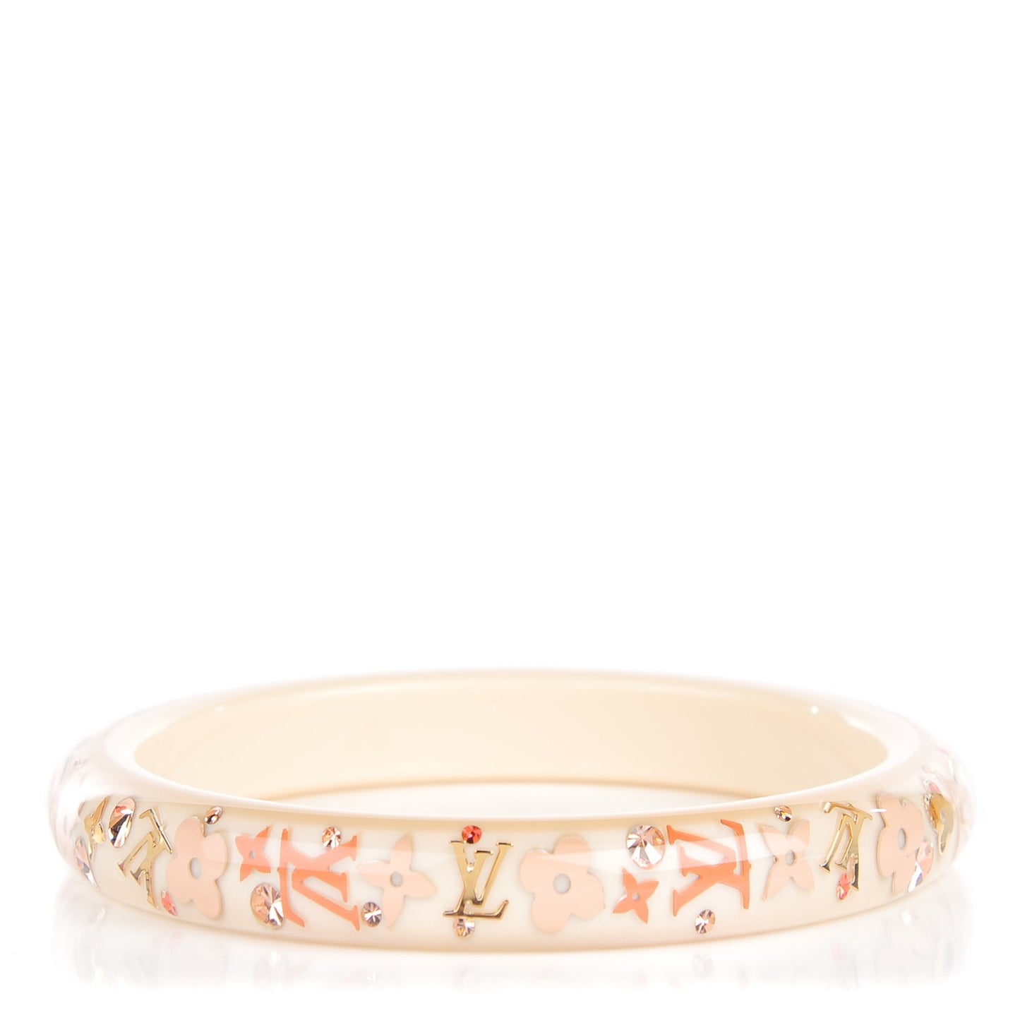 Resin Swarovski Medium Inclusion Bracelet PM Nacre