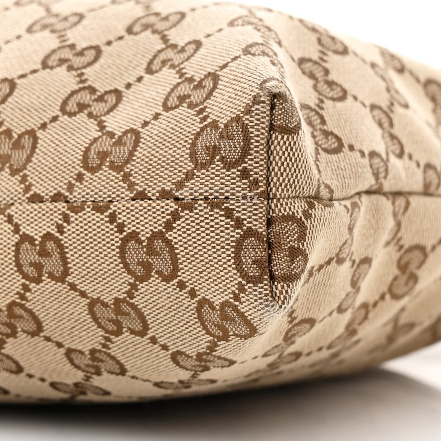Monogram Medium Flat Messenger Bag Off White