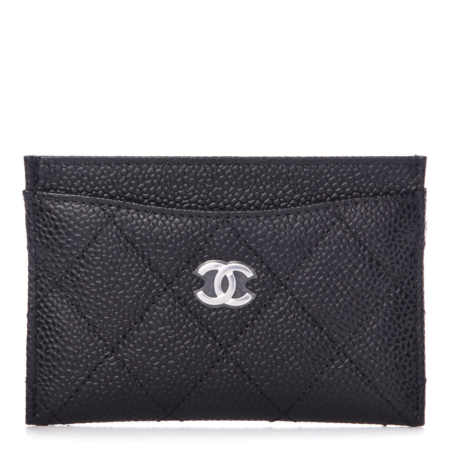 Chanel Caviar Quilted Card Holder Black 1 of 9
