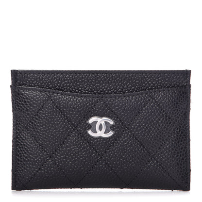 Chanel Caviar Quilted Card Holder Black 1 of 9