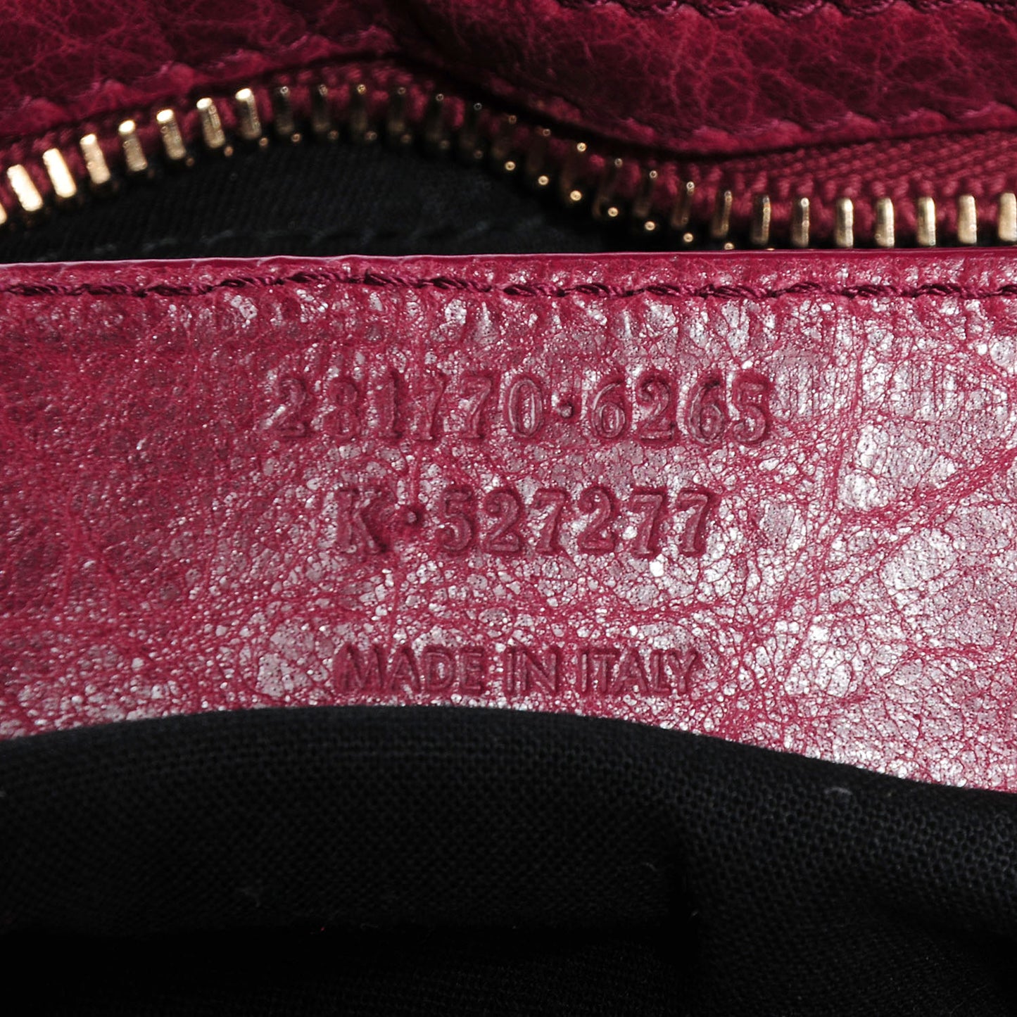 Agneau Giant 12 Rose Gold Hardware City Cassis