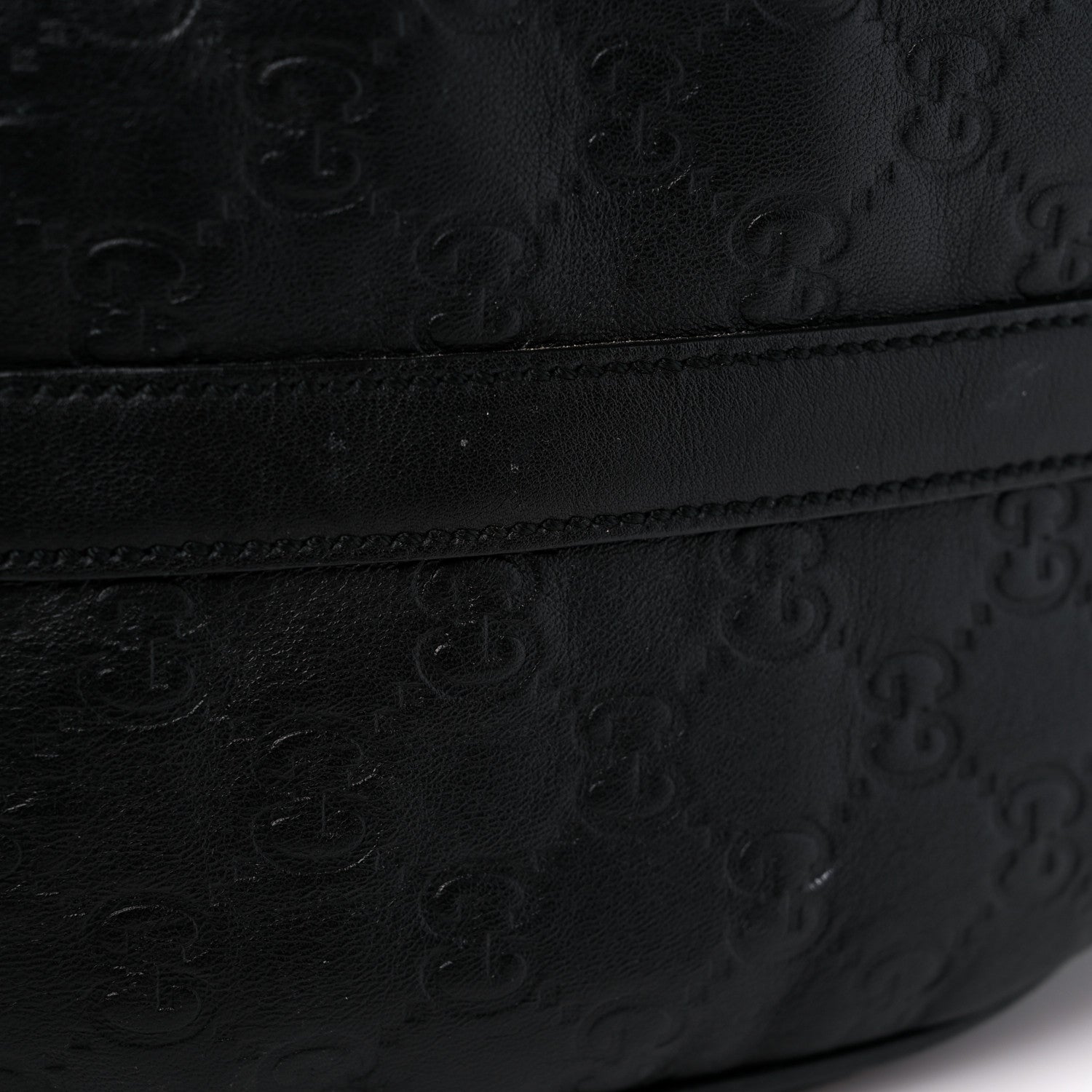 Gucci Guccissima Large GG Twins Hobo Black 11 of 14