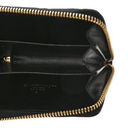 Gucci Guccissima Zip Around Card Case Black 5 of 9