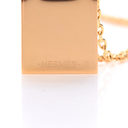 Hermes Swift Small O'Kelly Pendant Necklace Gold 4 of 6