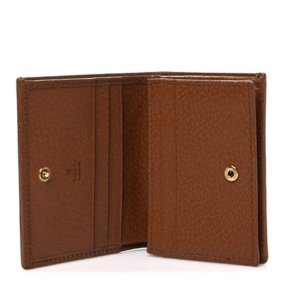 Gucci Wonka Grain Calfskin Diana Card Case Wallet Cuir 5 of 8