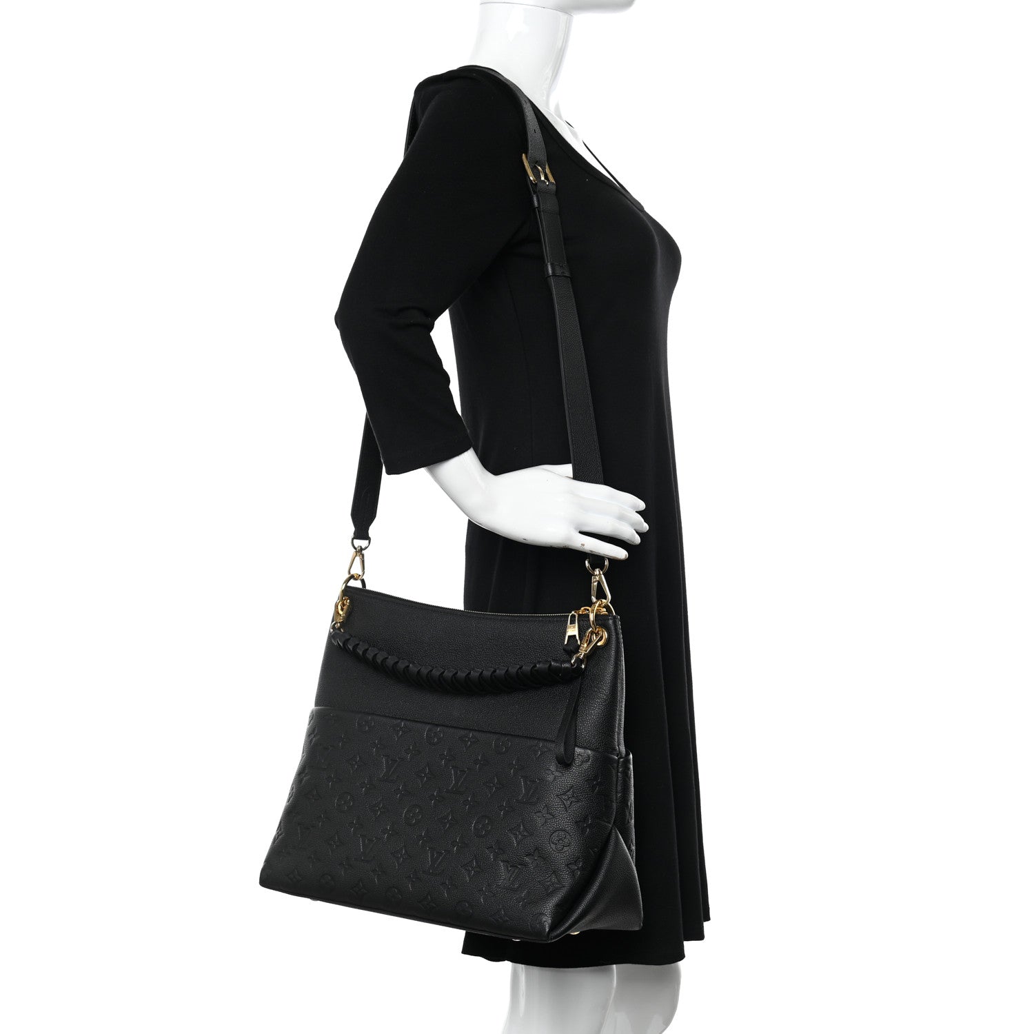 Louis Vuitton Empreinte Maida Hobo Black 2 of 12