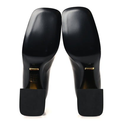 Gucci Malaga Kid Horsebit 75mm Pumps 38 Black 6 of 10