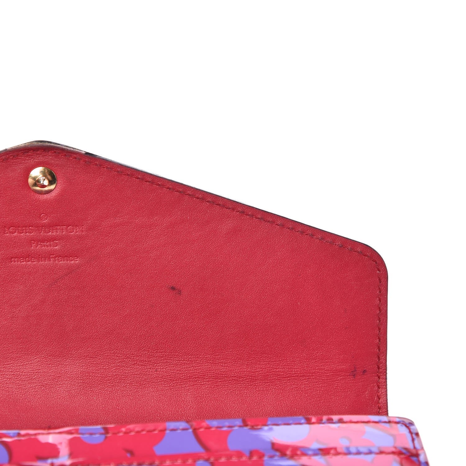 Louis Vuitton Patent Sweet Monogram Sarah Wallet Rose Indien 12 of 13