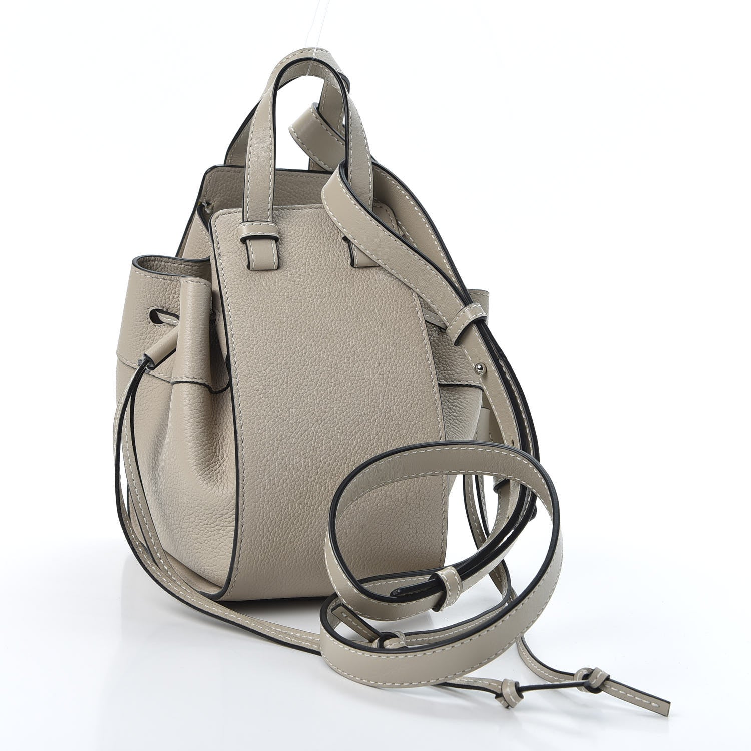 Loewe Grained Calfskin Mini Hammock Shoulder Bag Soft White 2 of 9