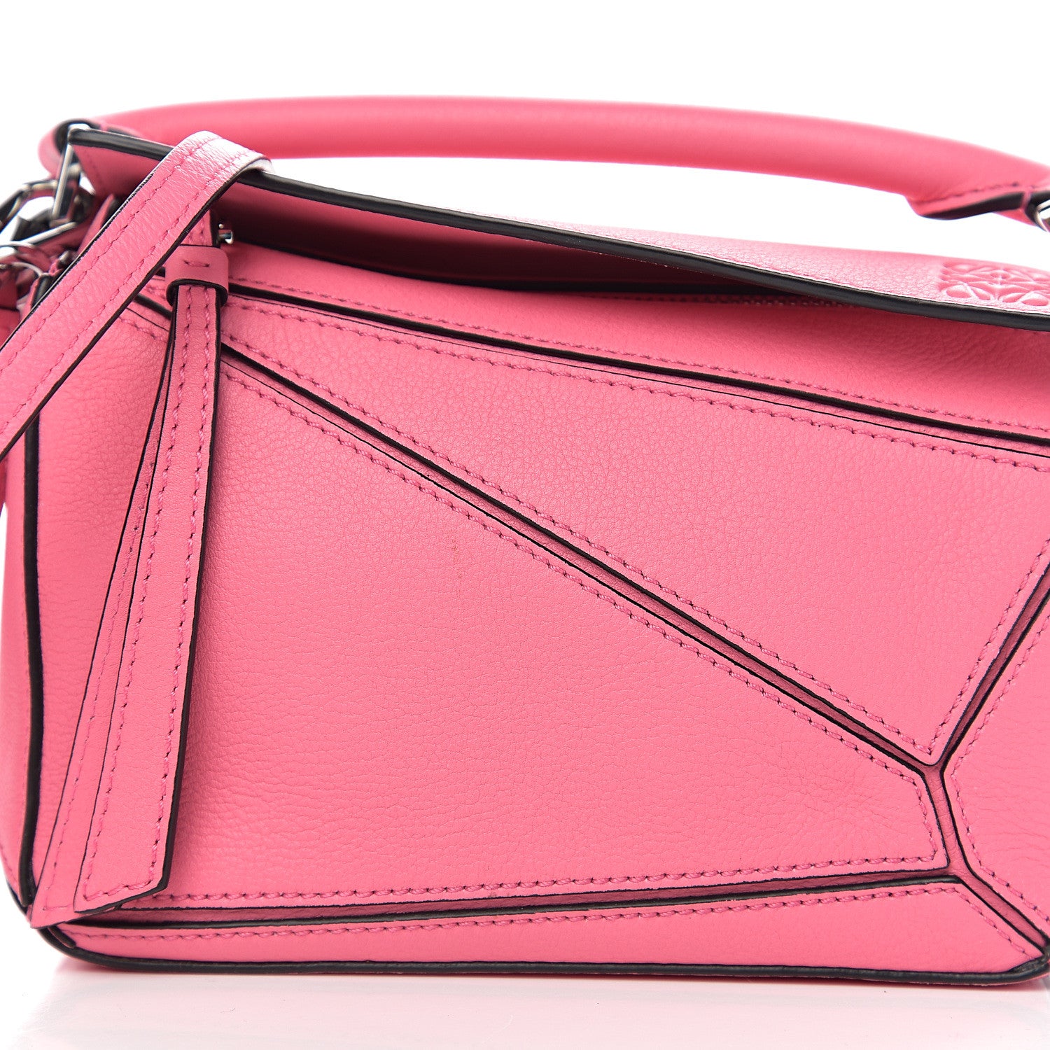 Loewe Calfskin Mini Puzzle Bag Wild Rose 6 of 9