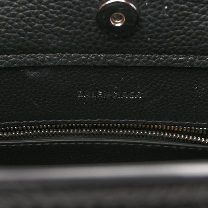 Balenciaga Grained Calfskin XS Everyday North South Shoulder Tote Bag Black 6 of 9