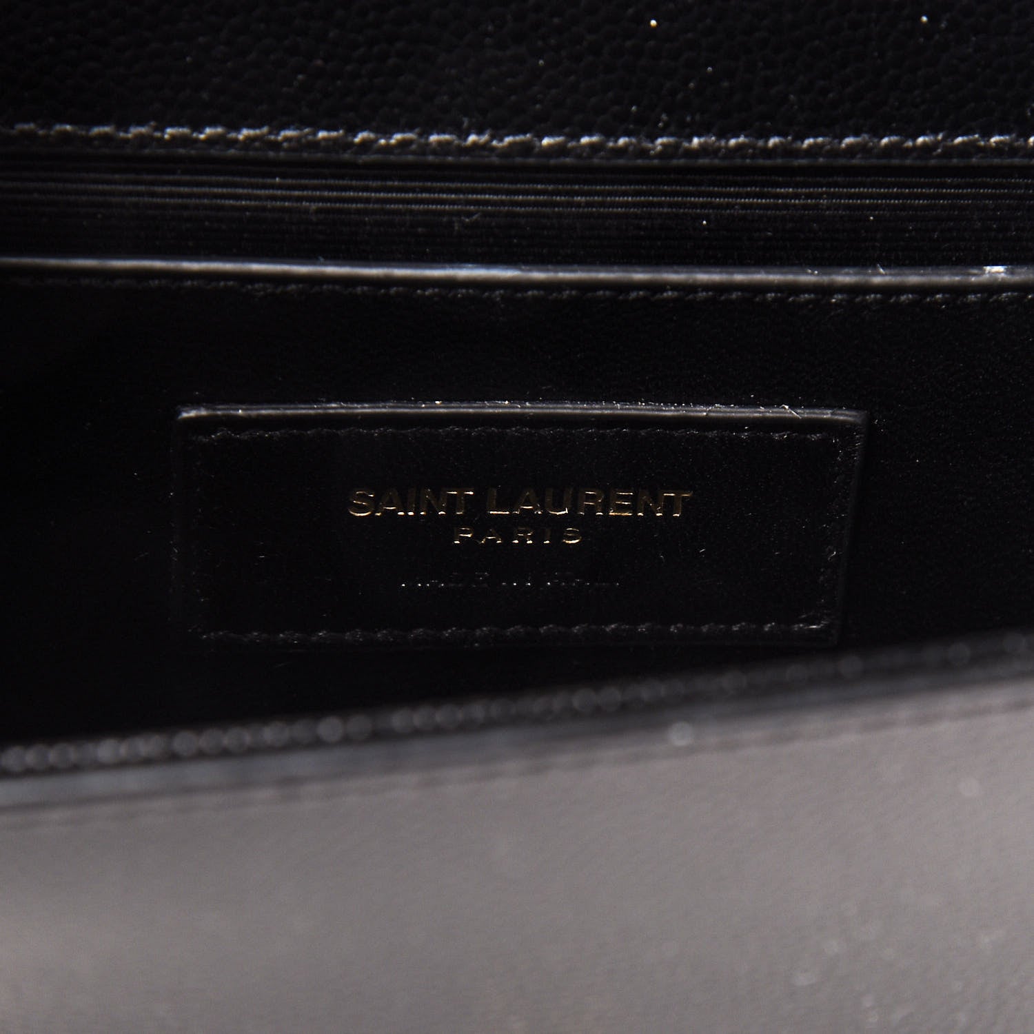 Saint Laurent Grain De Poudre Small Monogram Kate Satchel Black 8 of 10