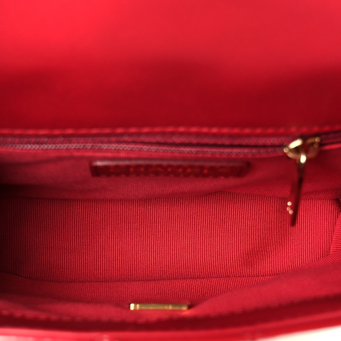 Patent Quilted Shiny Coco Small Flap Hobo Red