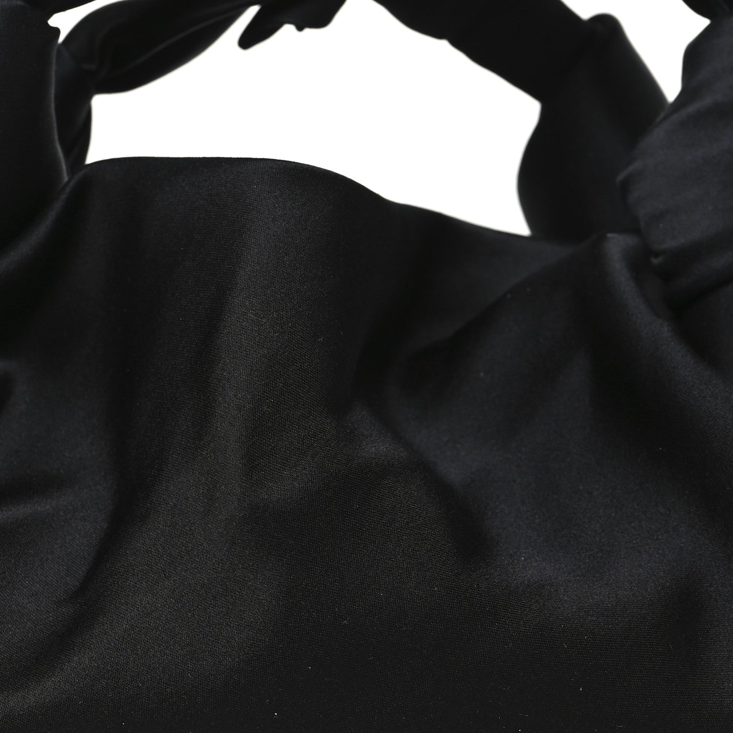 The Row Satin Small Ascot Bag Black 7 of 9
