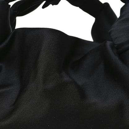 The Row Satin Small Ascot Bag Black 7 of 9