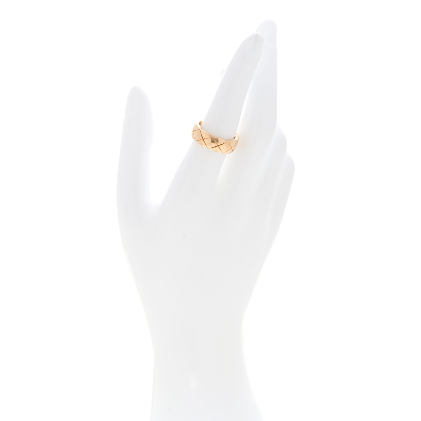 18K Yellow Gold Diamond Small Coco Crush Ring 54 6.75