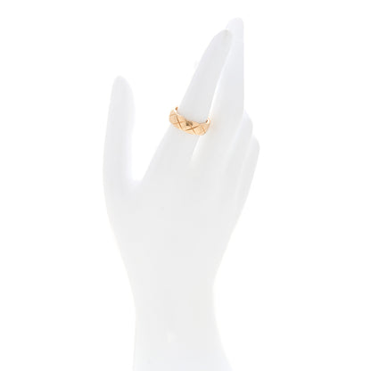 Chanel 18K Yellow Gold Diamond Small Coco Crush Ring 54 6.75 2 of 7