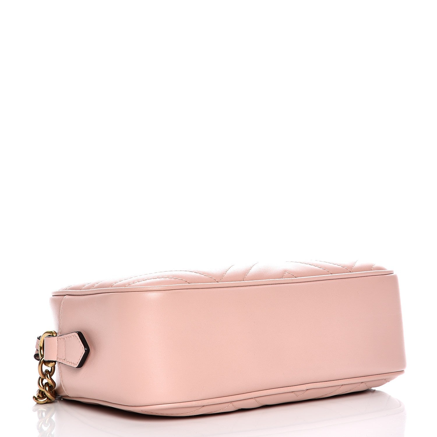 Gucci Calfskin Matelasse Small GG Marmont Chain Shoulder Bag Perfect Pink 4 of 8