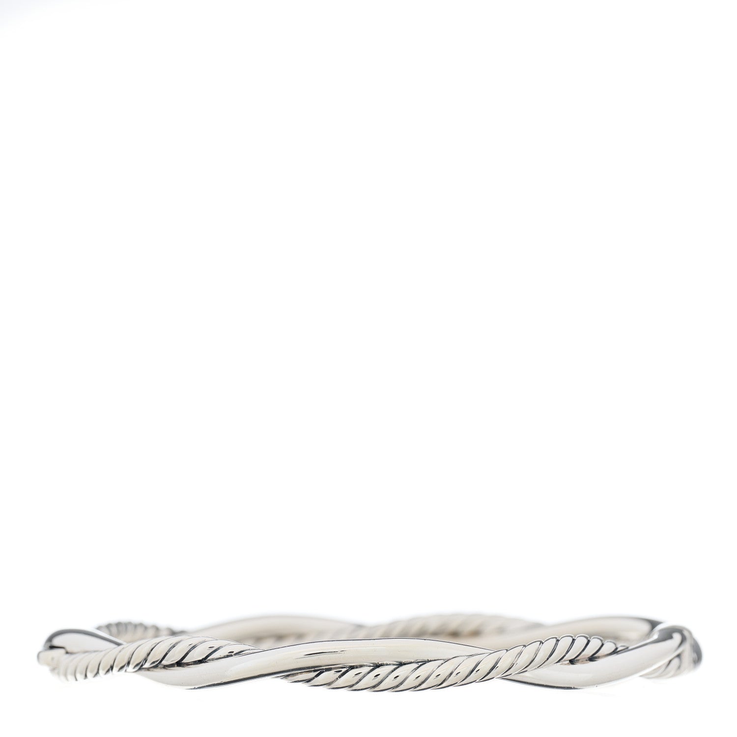 David Yurman Sterling Silver Diamond Infinity Bracelet 2 of 4