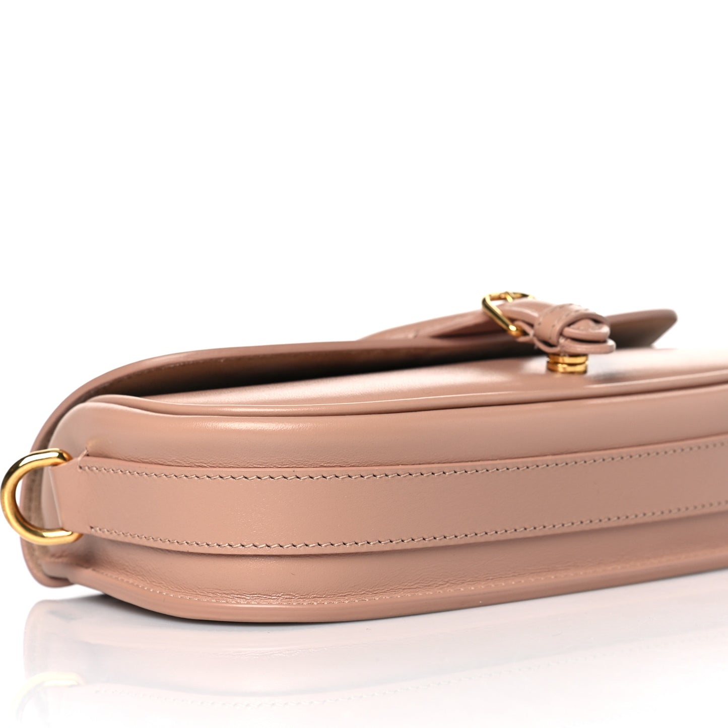 Box Calfskin East West Bobby Bag Blush