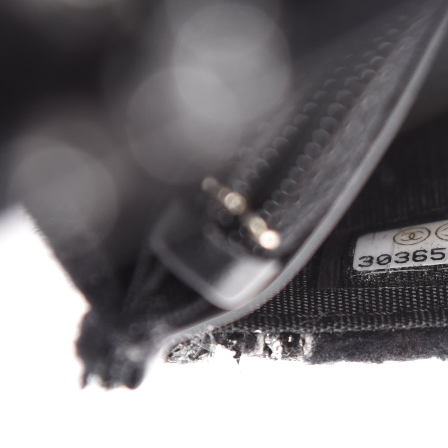 Chanel Tweed Quilted Chanel 19 Wallet On Chain WOC Black Silver Ecru 10 of 12