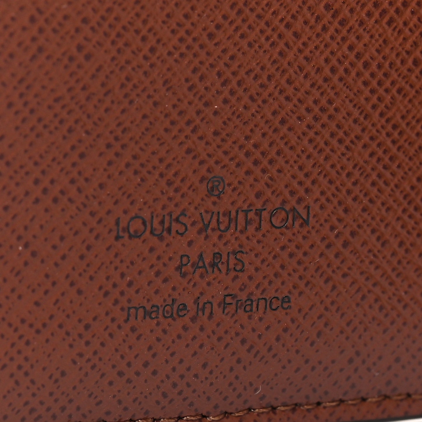Monogram Checkbook Holder Case Wallet