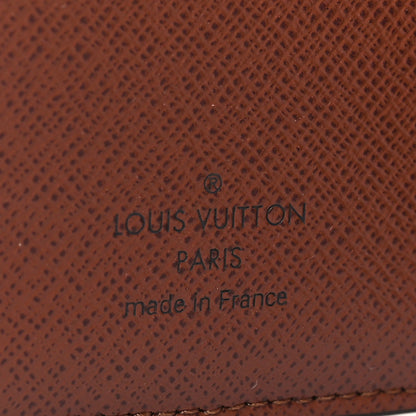 Louis Vuitton Monogram Checkbook Holder Case Wallet 6 of 9
