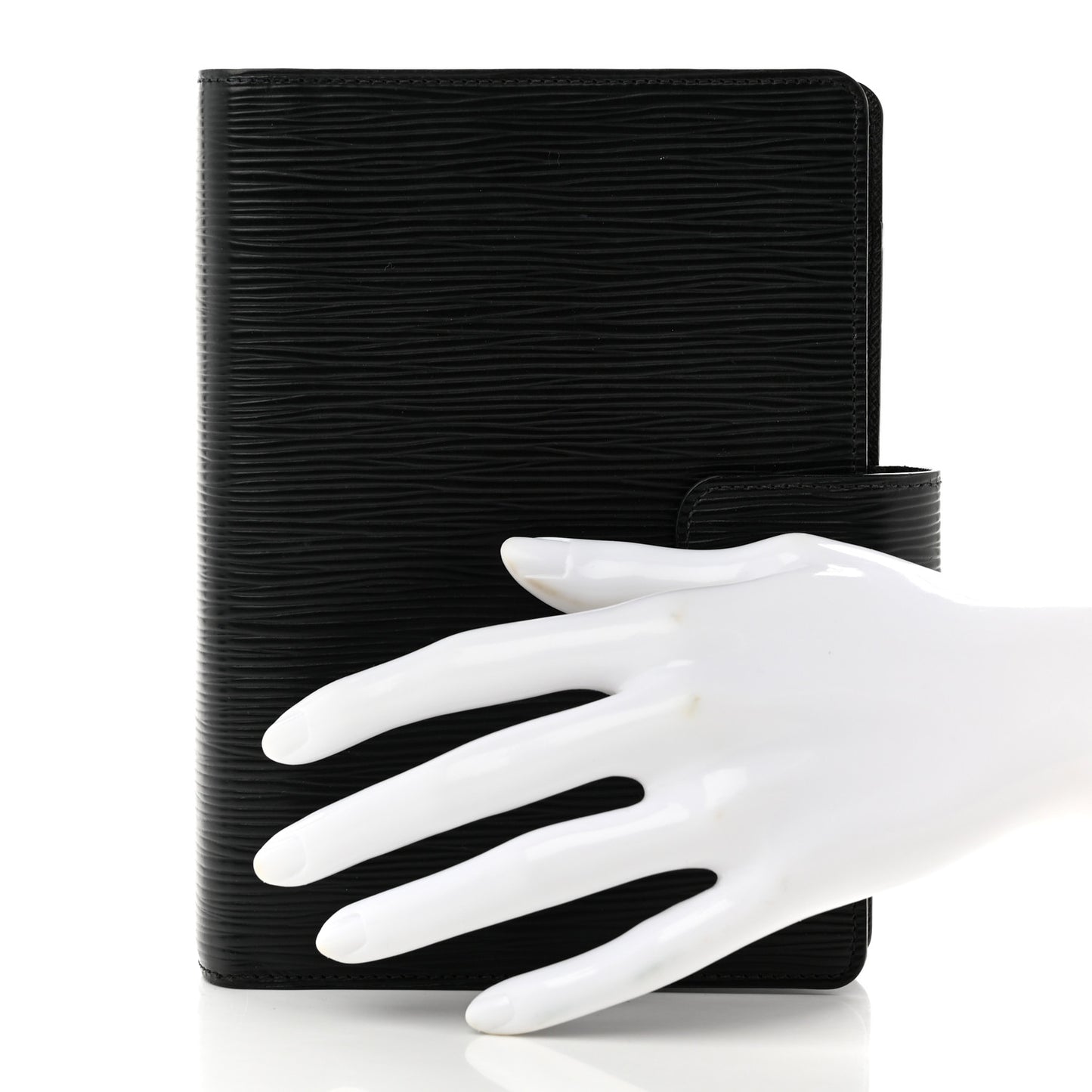 Epi Medium Ring Agenda Cover Black