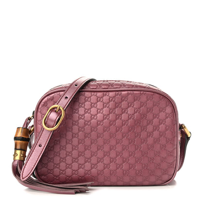 Gucci Metallic Soft Microguccissima Sunshine Disco Crossbody Bag Vintage Rose 1 of 11