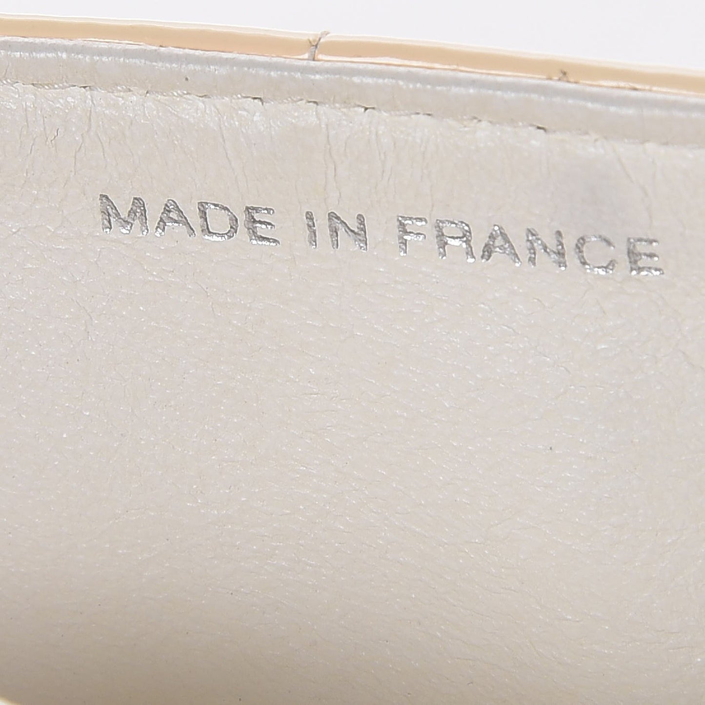 Patent East West Chocolate Bar Flap White Black