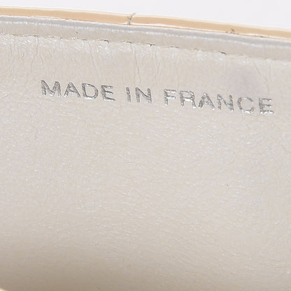 Chanel Patent East West Chocolate Bar Flap White Black 8 of 9