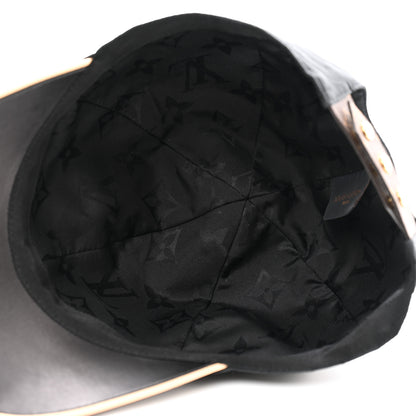 Louis Vuitton Polyester Silk Monogram LV Get Ready Cap M Black 7 of 11