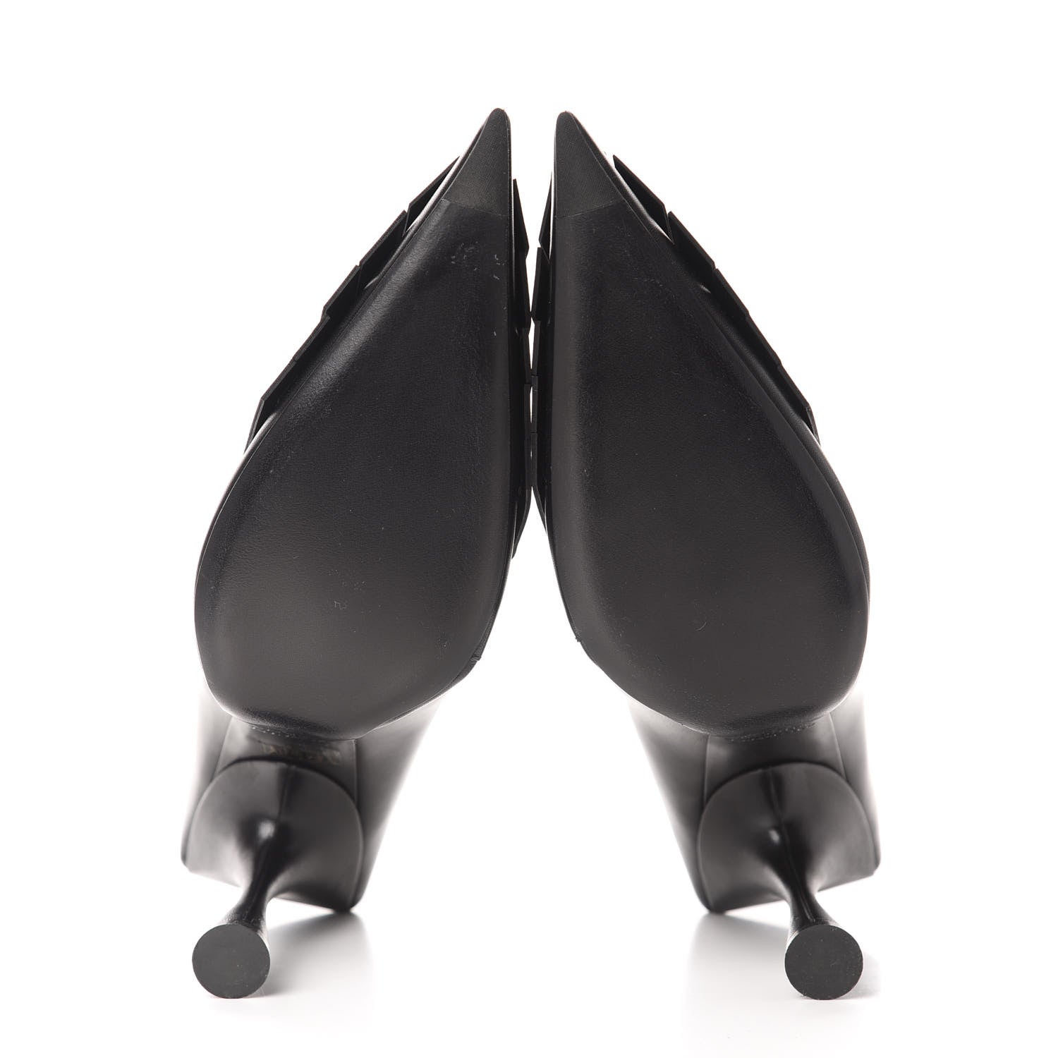 Balenciaga Shiny Kidskin Fringe BB Knife Booties 41 Black 7 of 10