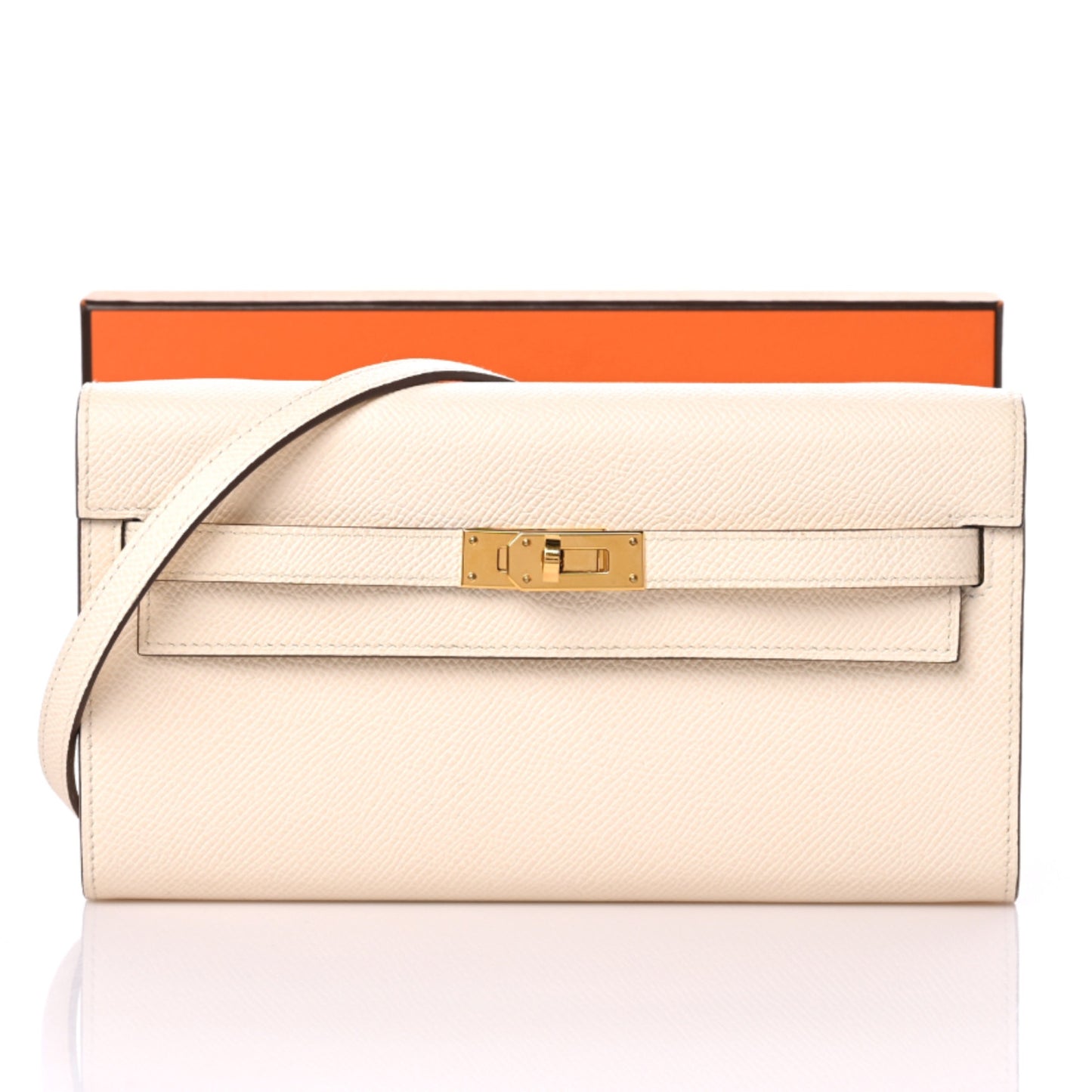 Epsom Verso Kelly Wallet To Go Nata Jaune Poussin