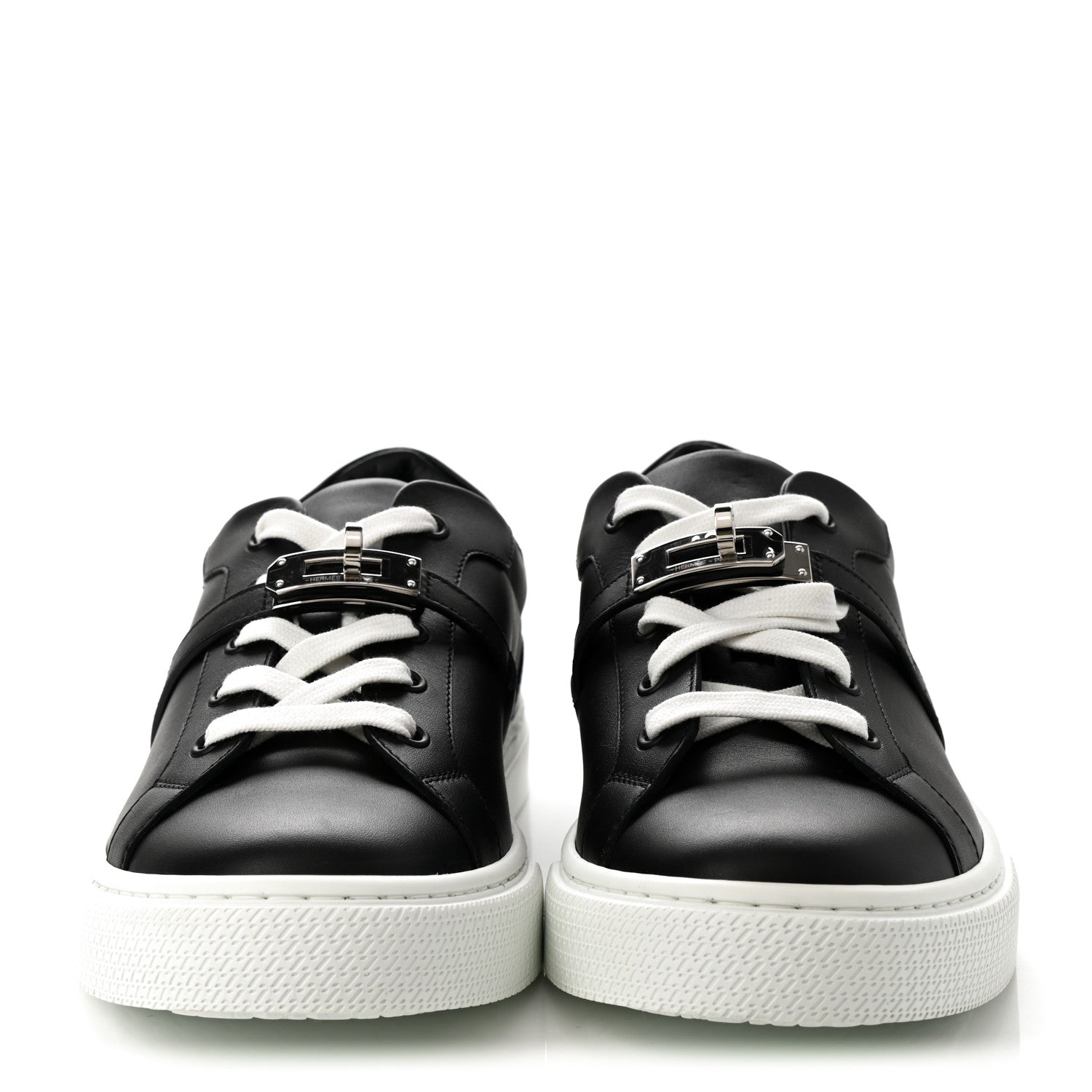 Hermes Calfskin Day Sneakers 40 Black 2 of 8