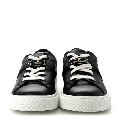 Hermes Calfskin Day Sneakers 40 Black 2 of 8