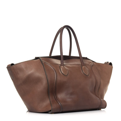 Celine Supple Calfskin Medium Phantom Luggage Taupe 3 of 20