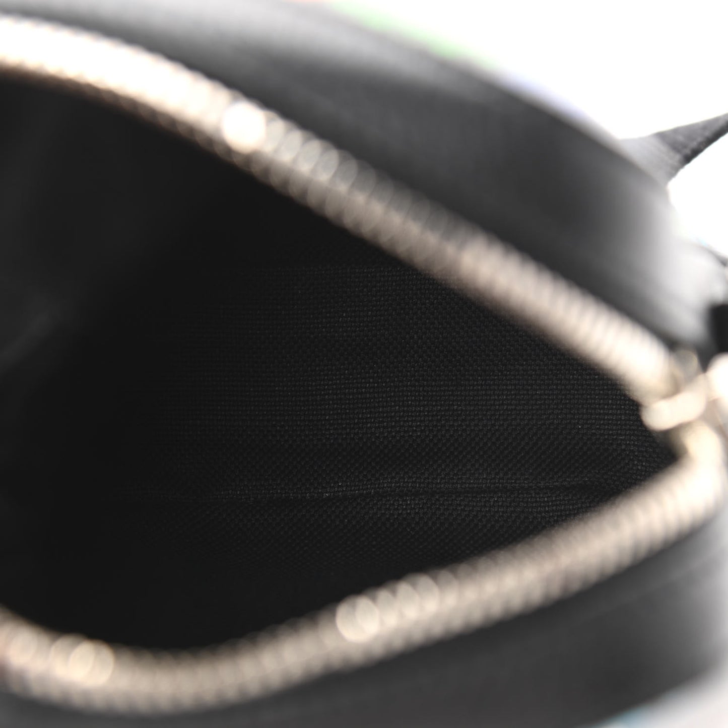 GG Supreme Monogram Psychedelic Messenger Bag Black