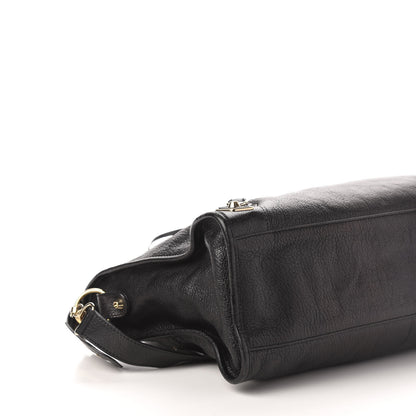 Balenciaga Chevre Gold Metallic Edge Hardware City Black 8 of 10