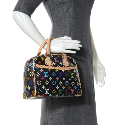 Louis Vuitton Monogram Multicolor Trouville Black 2 of 7