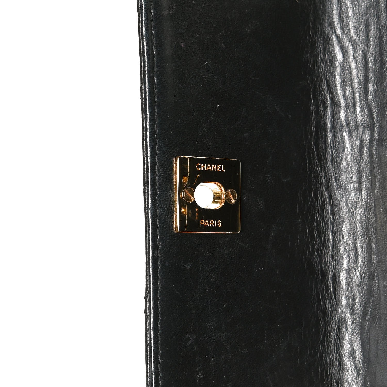Chanel Lambskin Quilted Mini Rectangular Flap Black 5 of 8