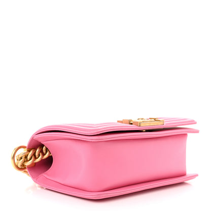 Chanel Calfskin Quilted Small Boy Flap Pink 4 of 12