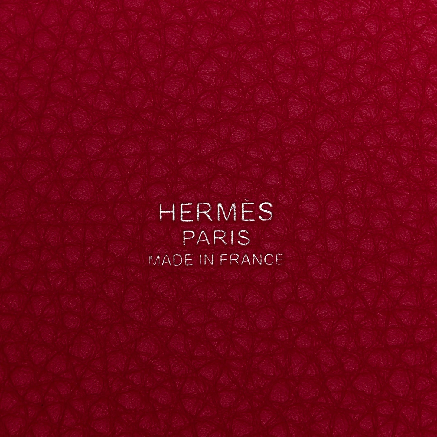 Taurillon Clemence Swift Eclat Picotin Lock 18 PM Framboise Rouge Sellier
